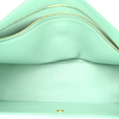 Chanel Suede Calfskin Small Souplissimo Maxi Flap Green 5 of 10