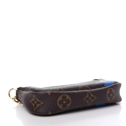 Louis Vuitton Monogram My LV Heritage Mini Pochette Accessories Black Bleu Clair 4 of 11