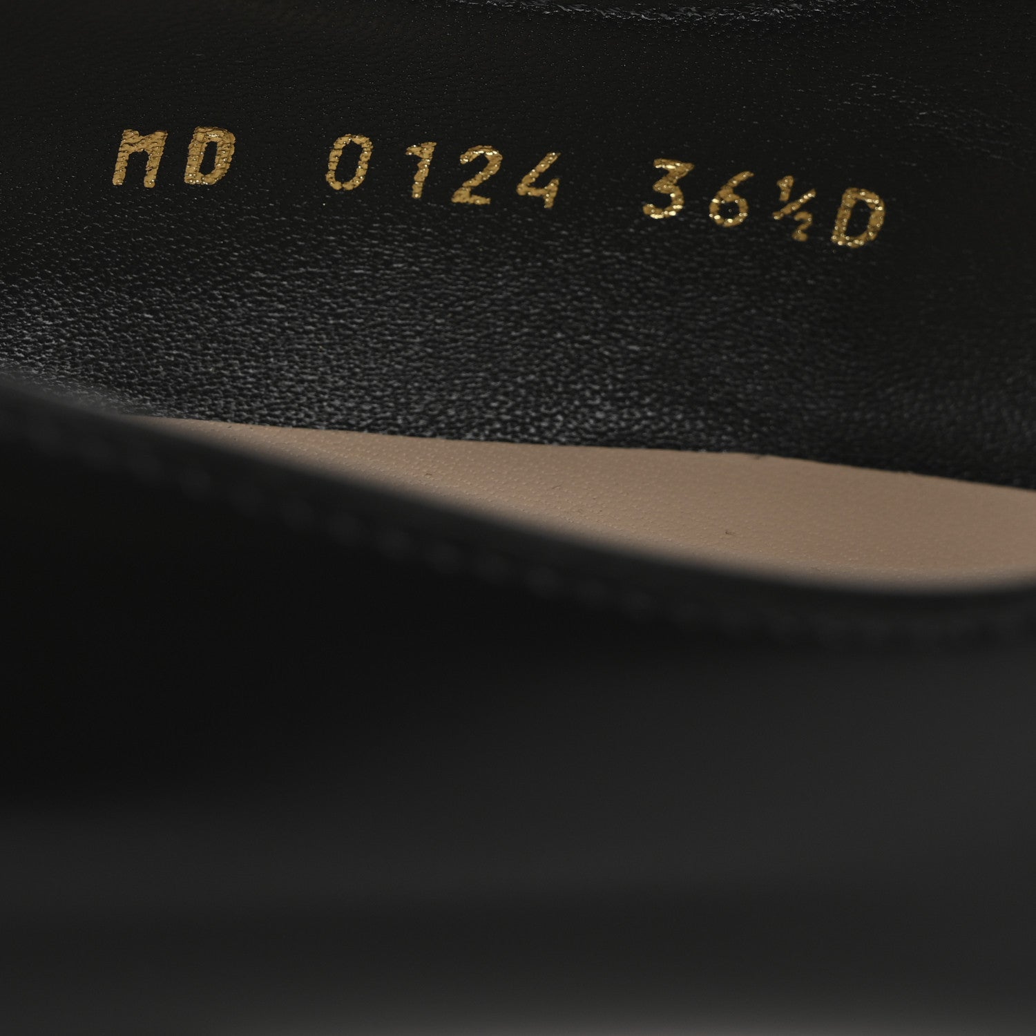 Christian Dior Brushed Calfskin Uniform 30mm Pumps 37 Black 9 of 10