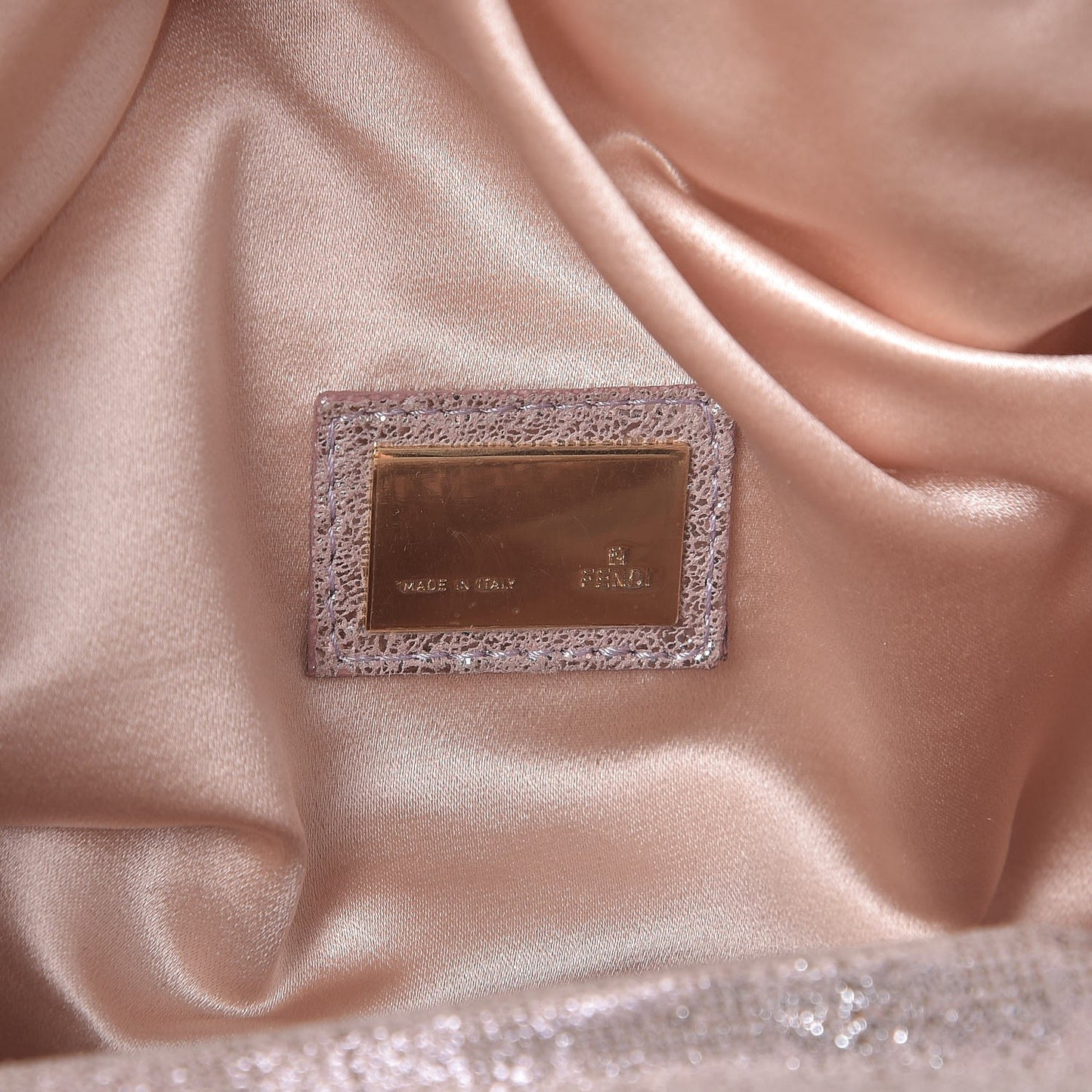 Metallic Boar Suede Fringed Spy Silver