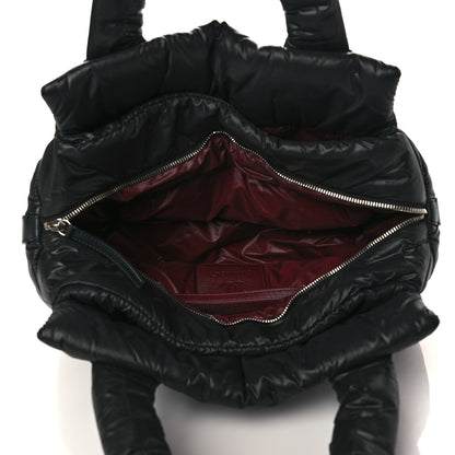 Chanel Nylon Coco Cocoon Zipped Tote Black 4 of 8