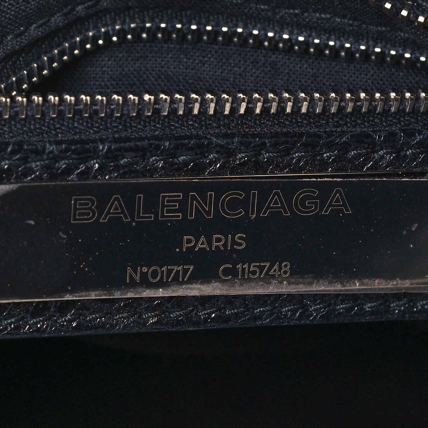 Agneau Classic Silver Hardware City Black