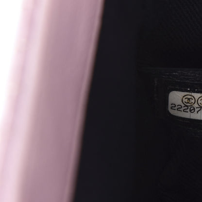 Chanel Calfskin Surpique Chevron Small Flap Pink 9 of 10
