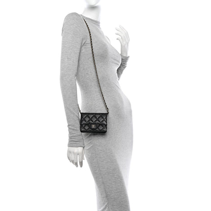 Chanel Caviar Quilted Mini Chain Bag Black 3 of 12