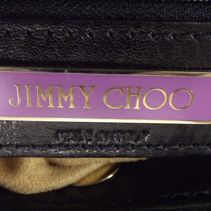 Jimmy Choo Leather Suede Mahala Black 7 of 9