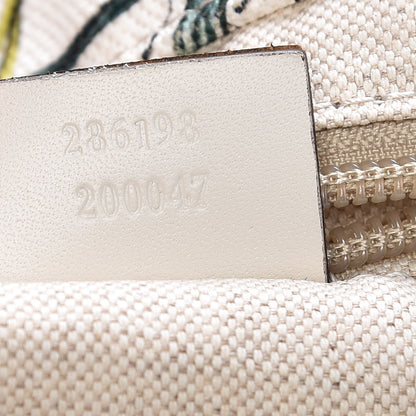 Gucci Canvas Flora Infinity Large Tote White 7 of 9