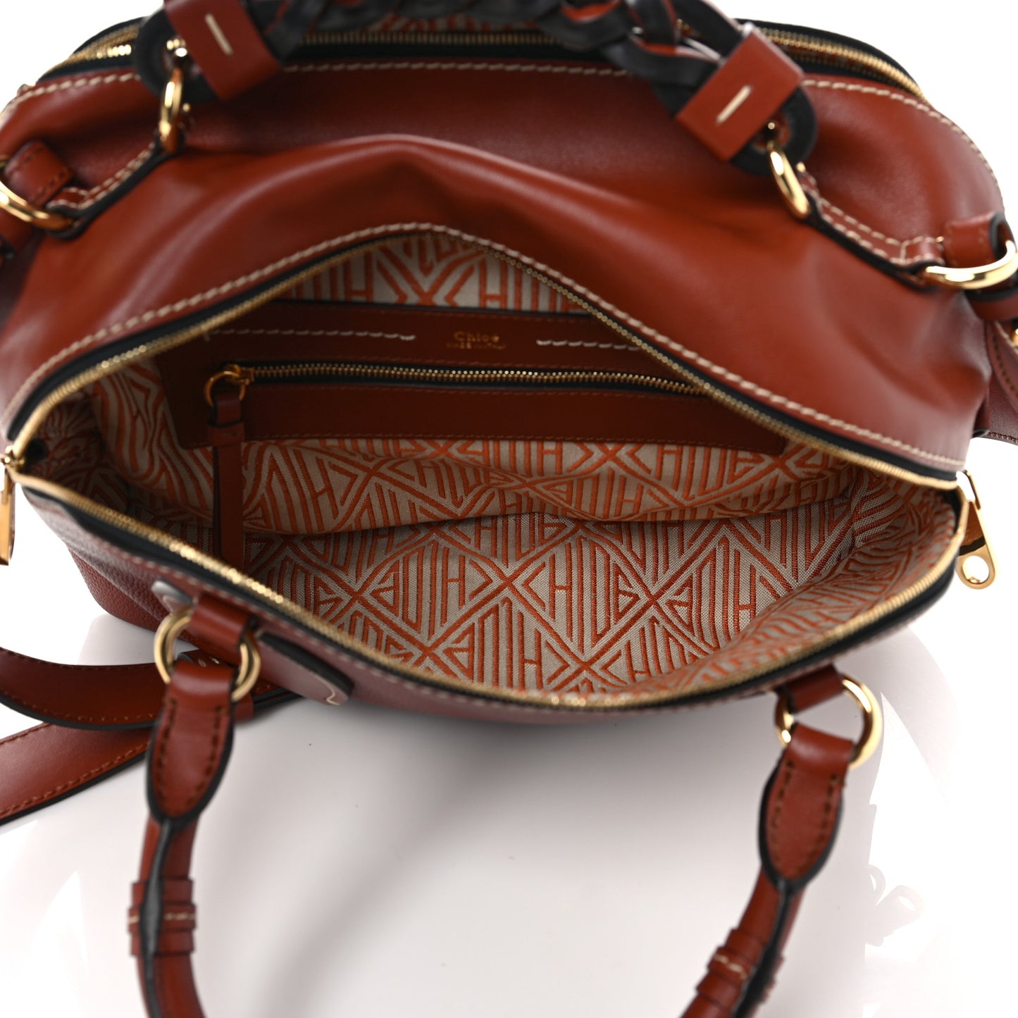 Calfskin Medium Daria Sepia Brown
