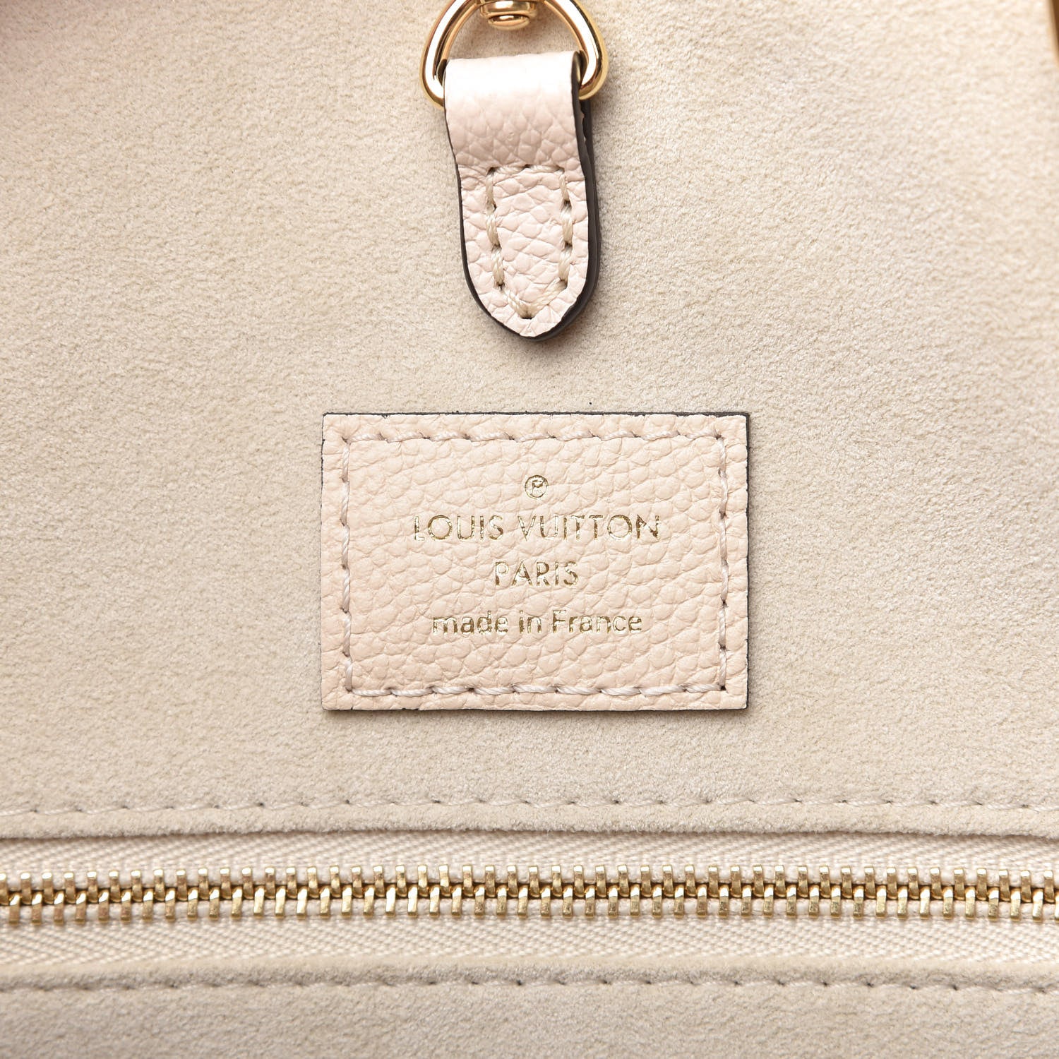 Louis Vuitton Empreinte Monogram Giant By The Pool Onthego MM Cream Saffron 8 of 10