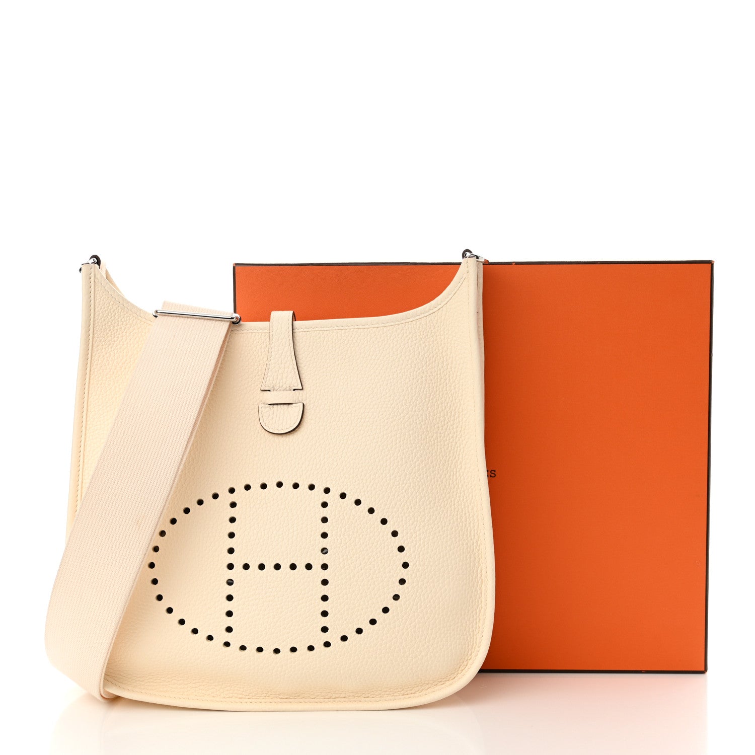 Hermes Taurillon Clemence Evelyne III PM Nata 14 of 14