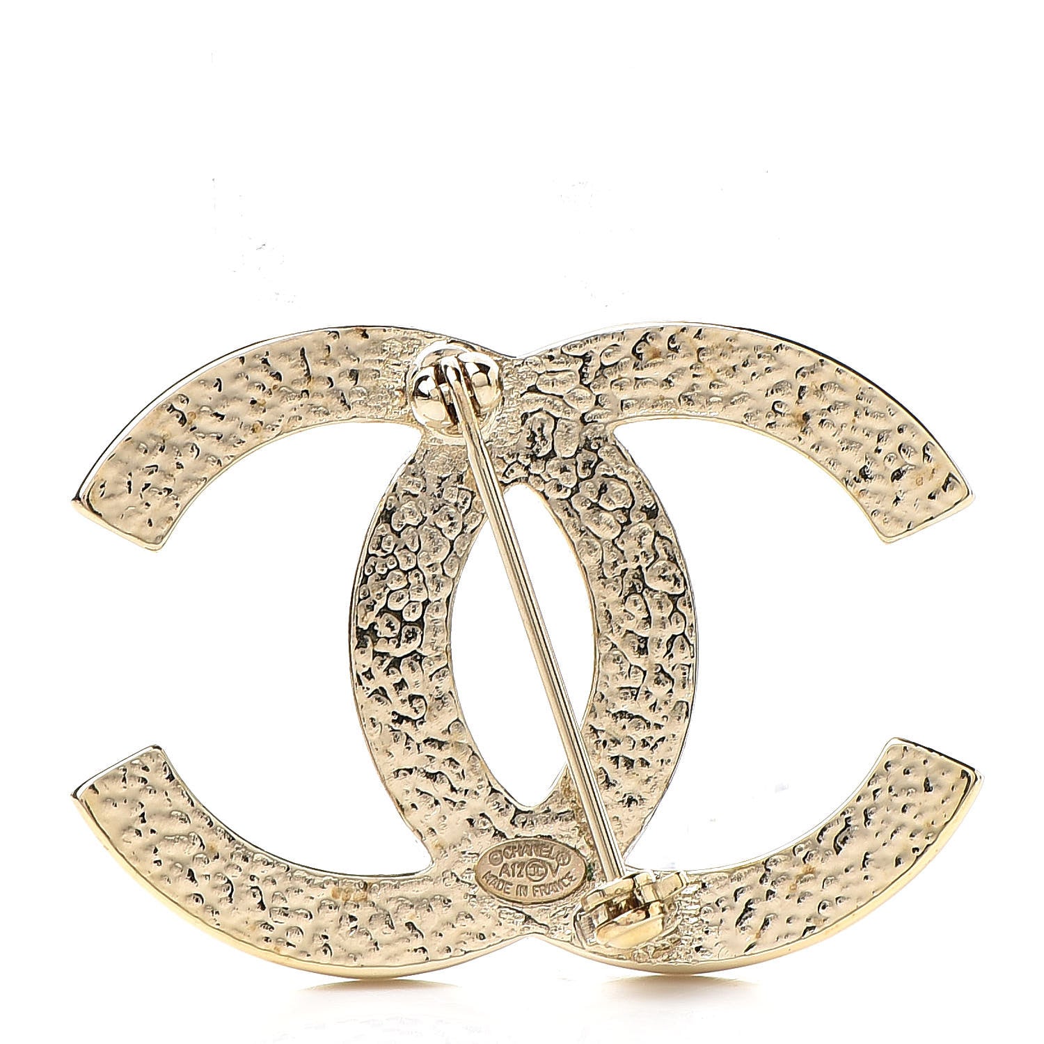 Chanel Pearl CC Brooch Gold 3 of 4