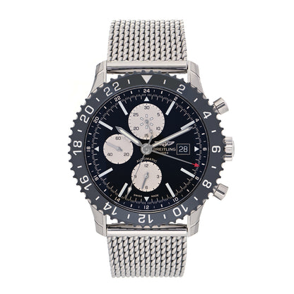 Breitling Stainless Steel 46mm Chronoliner Chronograph Automatic Watch Black Y2431012 1 of 5
