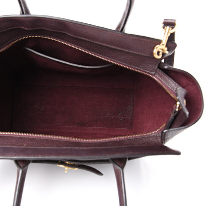 Mulberry Grain Vegetable Tanned Calfskin Small Zipped Bayswater Oxblood 4 of 15