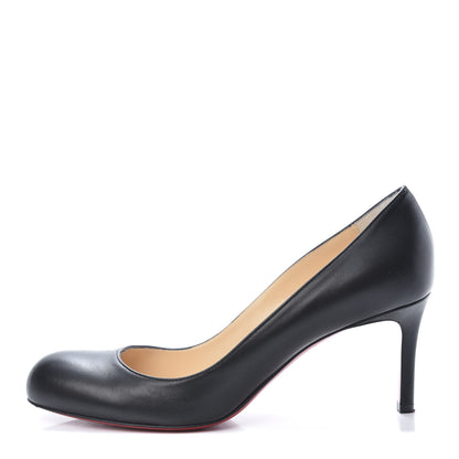 Christian Louboutin Shiny Nappa Simple 70 Pumps 39 Black 1 of 12