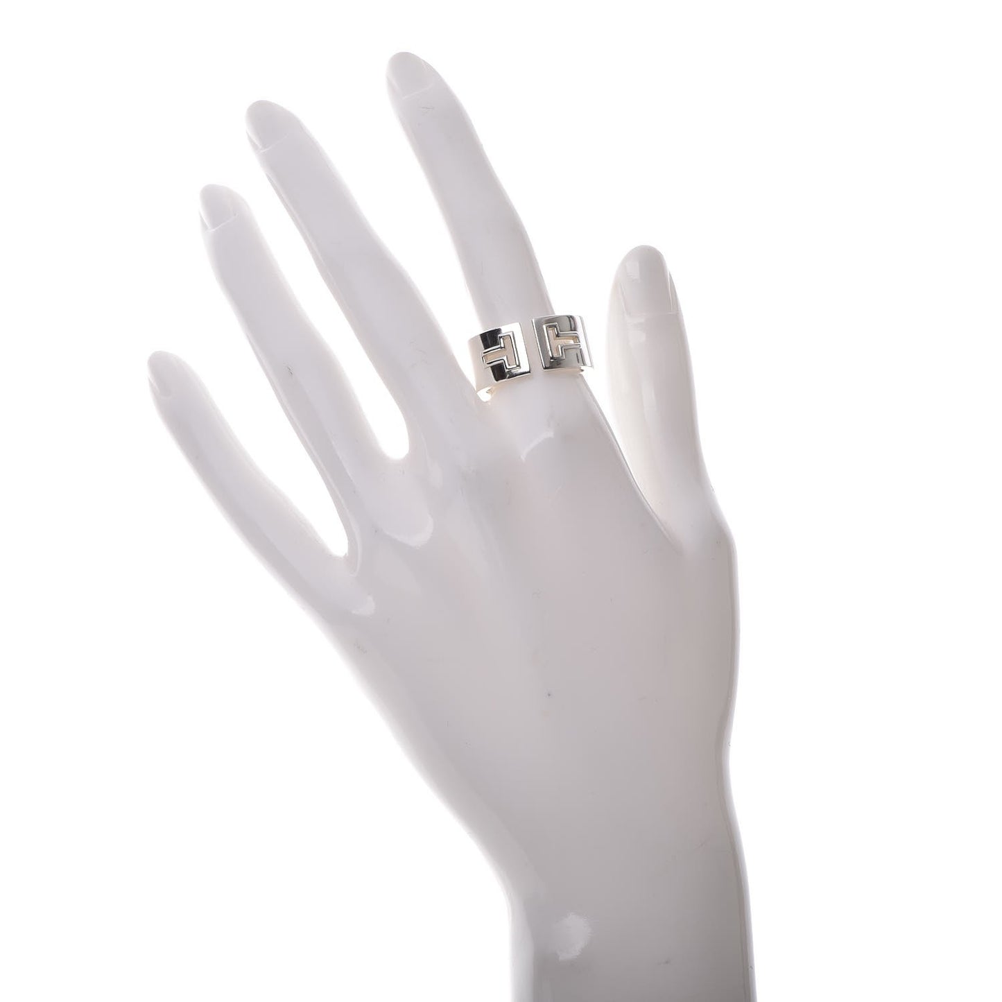 Sterling Silver T Cutout Ring 57 8