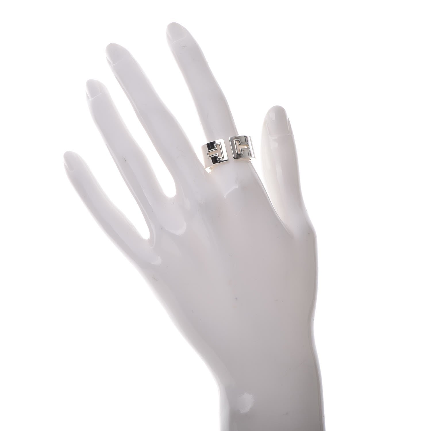 Tiffany Sterling Silver T Cutout Ring 57 8 2 of 4