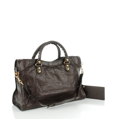 Balenciaga Agneau Giant 12 Gold Hardware City Charbon 3 of 8