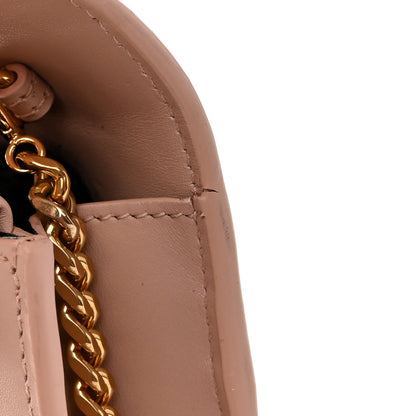 Saint Laurent Smooth Calfskin Classic Monogram Kate Tassel Chain Wallet Pale Pink 10 of 11