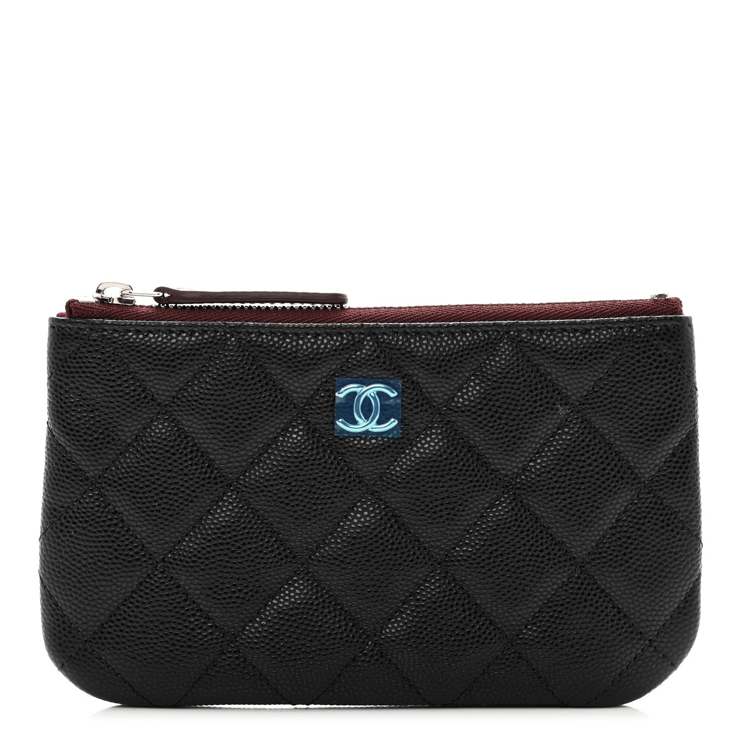 Chanel Caviar Quilted Small Cosmetic Case Black 1 of 7