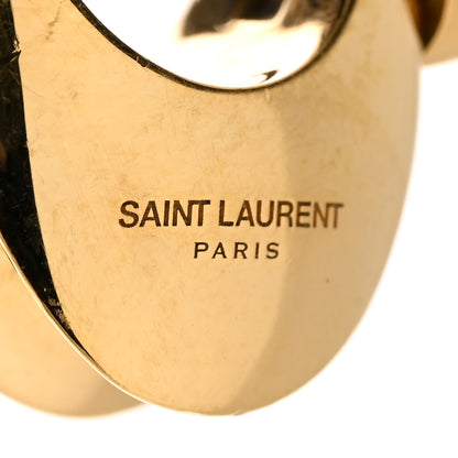 Saint Laurent Arty Hoop Earrings Gold 4 of 4