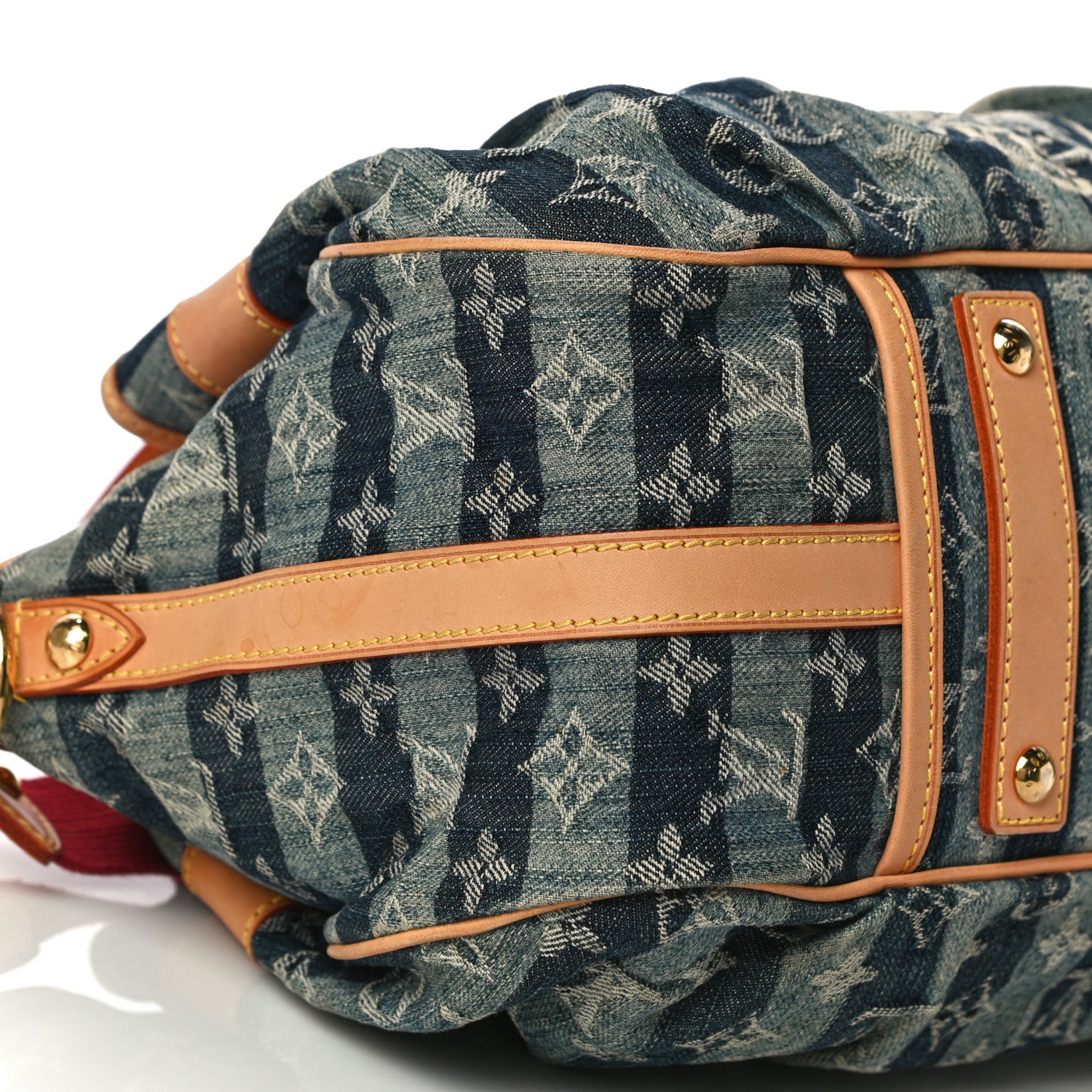 Louis Vuitton Denim Raye Porte Epaule MM 8 of 14