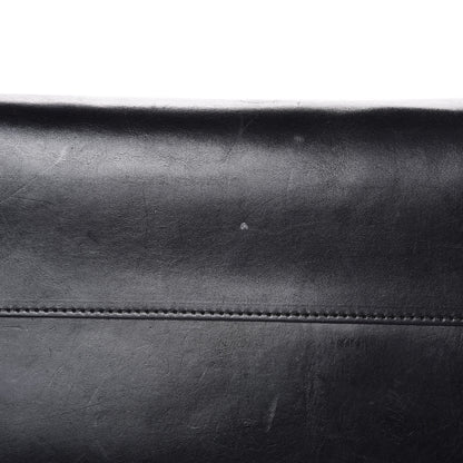 Mansur Gavriel Smooth Calfskin Large Shopping Tote Black Argento 10 of 22