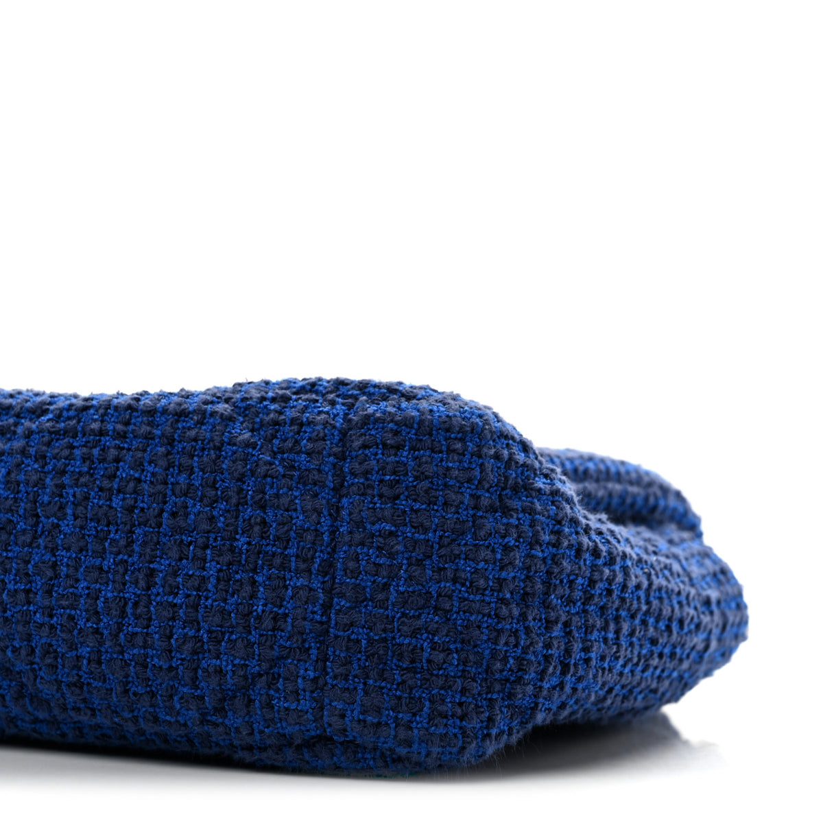 Tweed Quilted Large Chanel 19 Flap Blue
