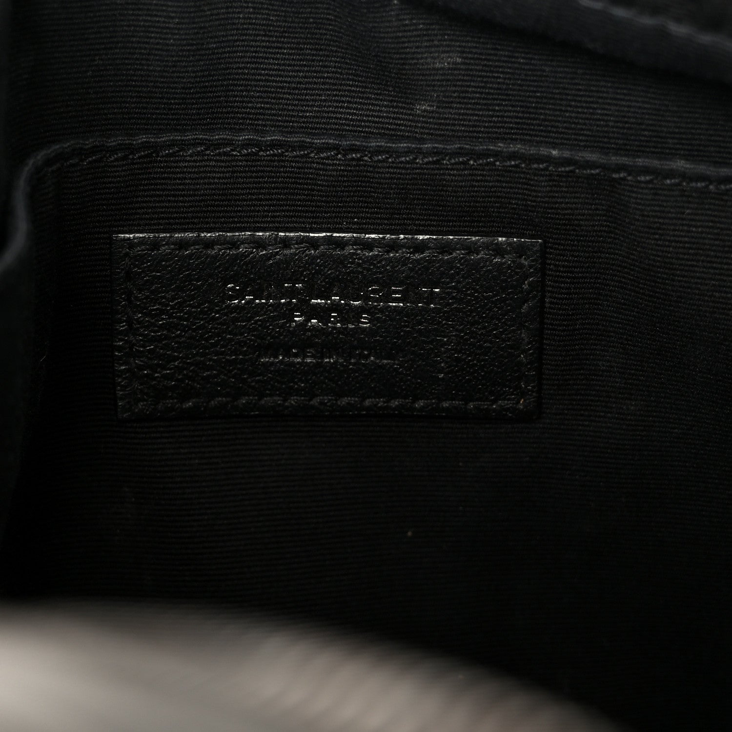 Saint Laurent Calfskin Matelasse Monogram Lou Camera Bag Storm 6 of 10