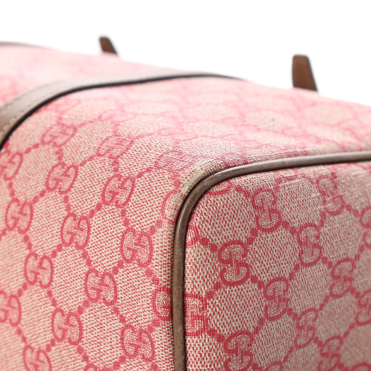 Gucci GG Supreme Monogram Medium Nice Boston Red 10 of 22