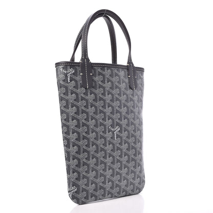 Goyard Goyardine Poitiers Tote Gray 3 of 7