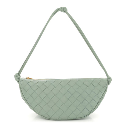 Bottega Veneta Nappa Intrecciato Half Moon Pouch On Strap Sauge 1 of 10
