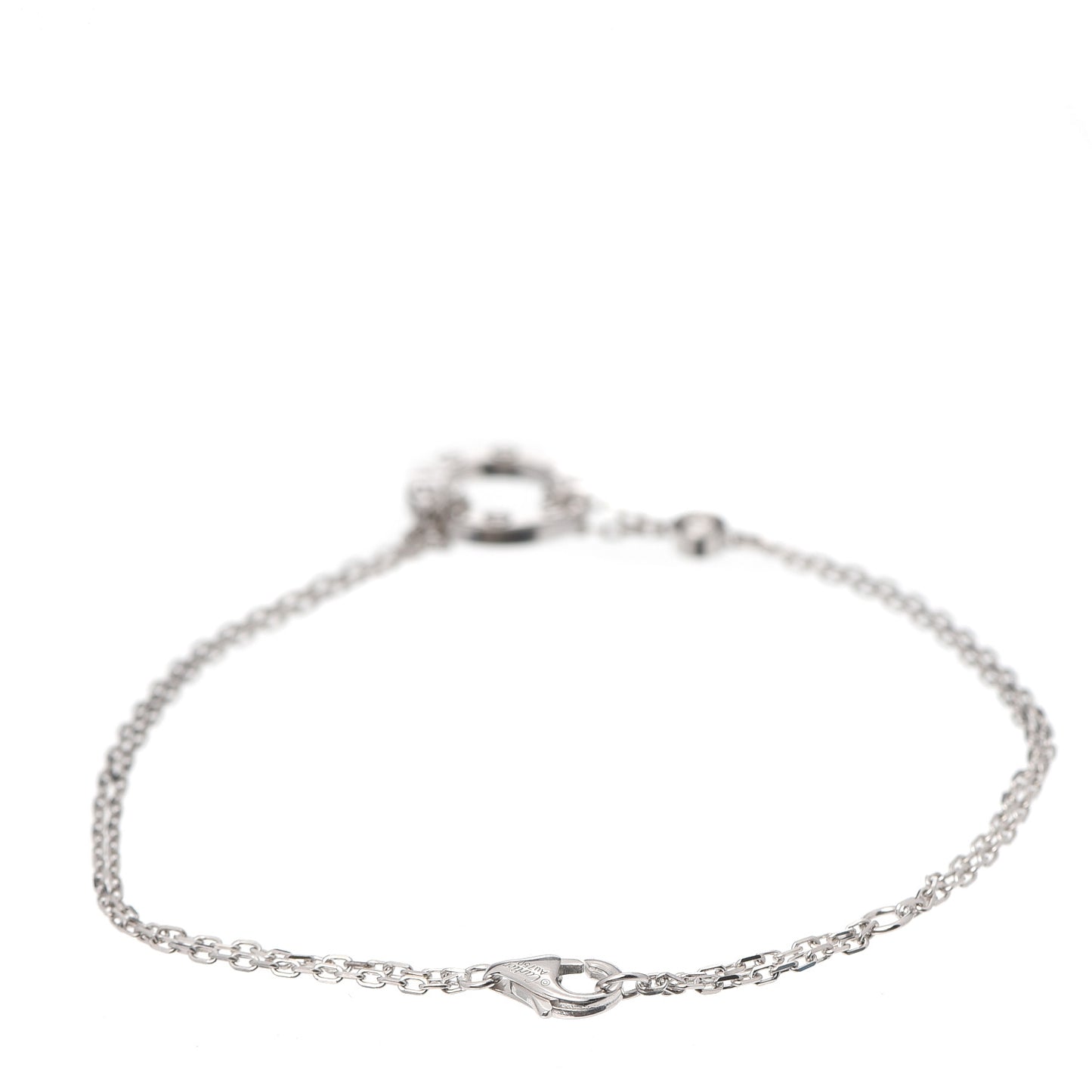 18K White Gold Diamond LOVE Bracelet