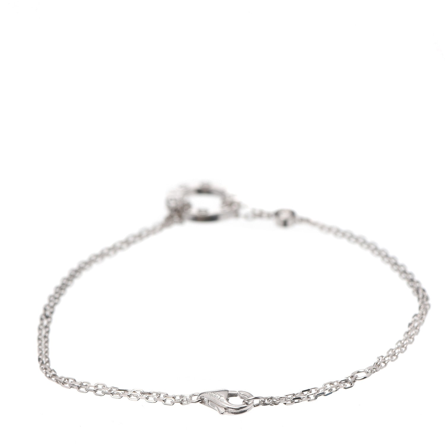 Cartier 18K White Gold Diamond LOVE Bracelet 3 of 6