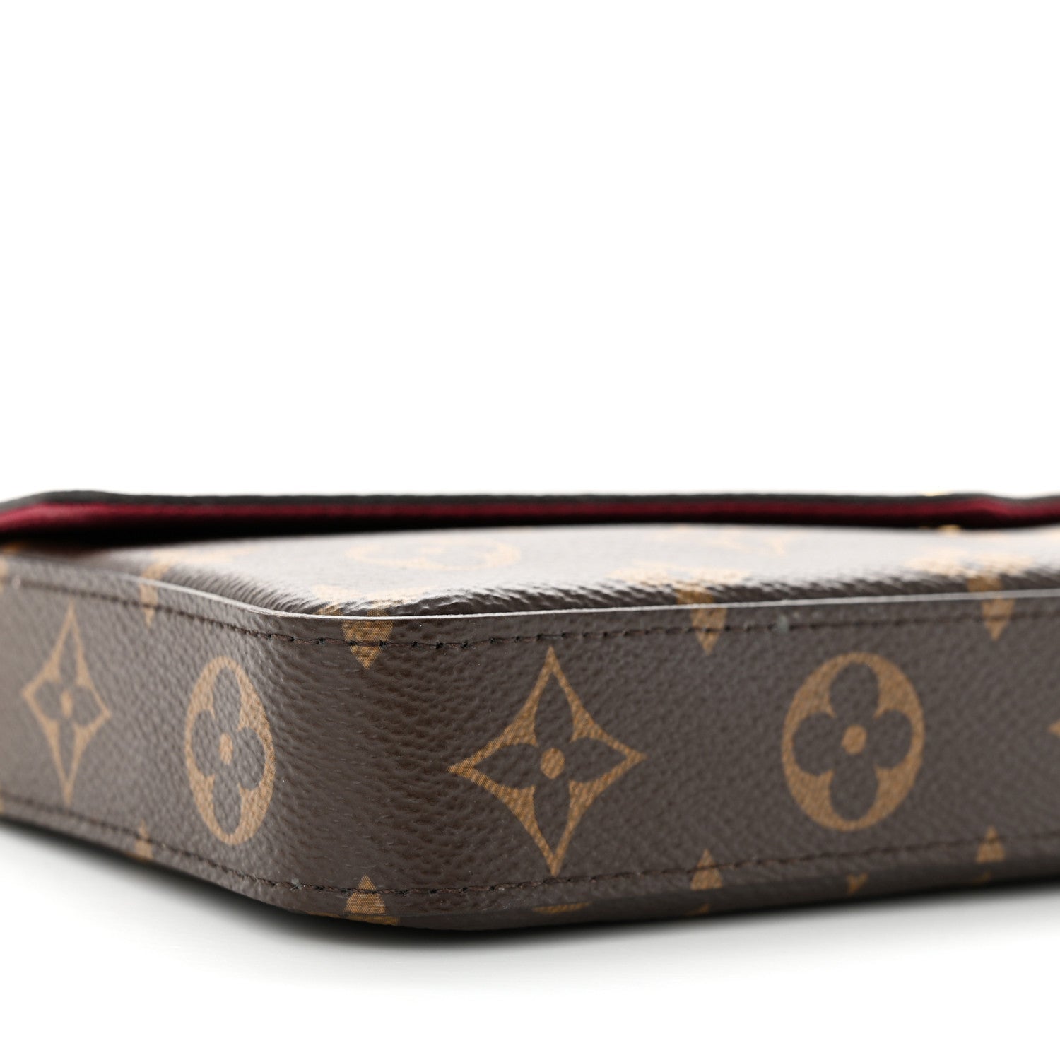 Louis Vuitton Monogram Pochette Felicie Chain Wallet Fuchsia 9 of 12