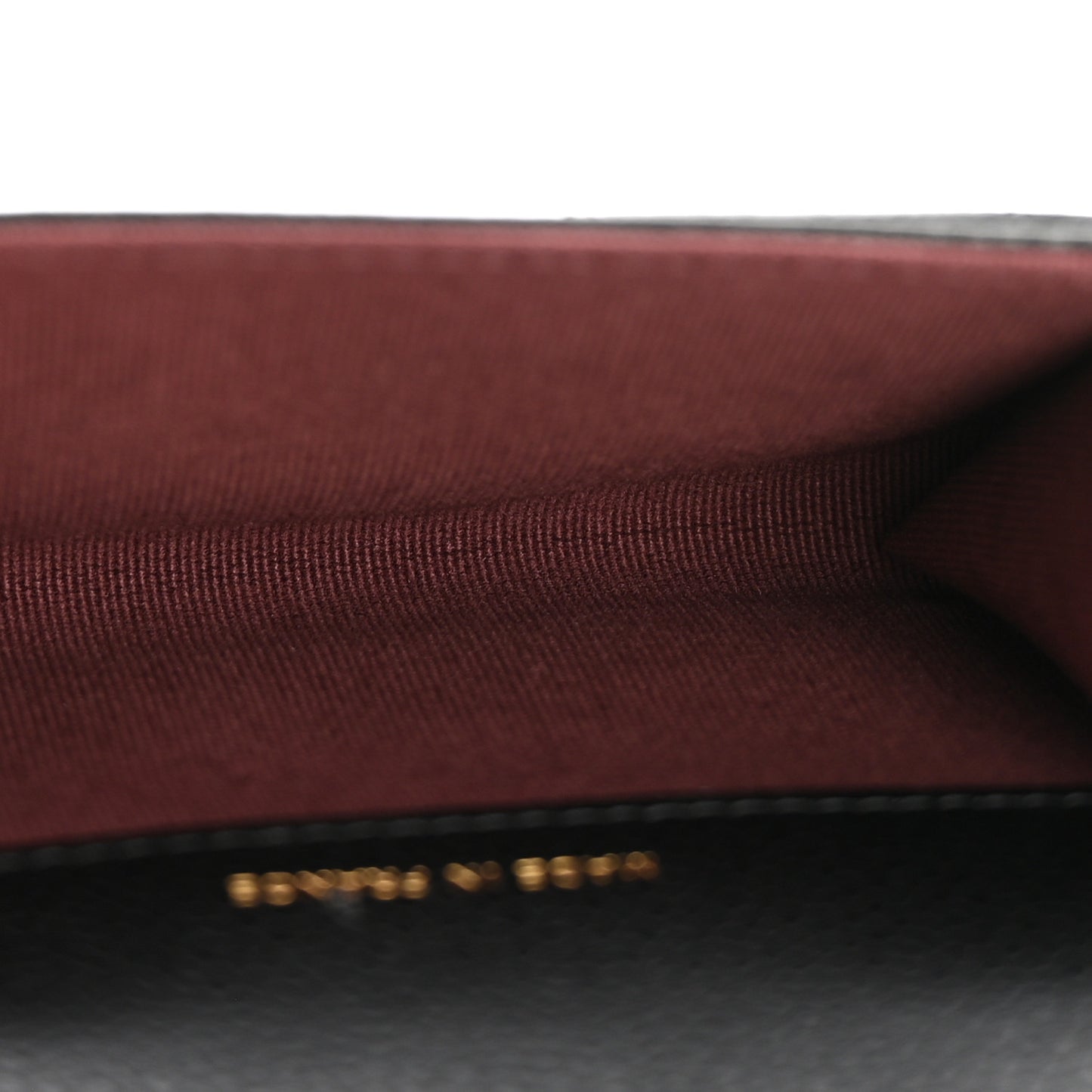 Caviar Quilted Flap Card Holder Wallet Black