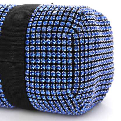 Alexander Wang Mesh Crystal Rhinestone Mini Cruiser Duffle Black 9 of 10