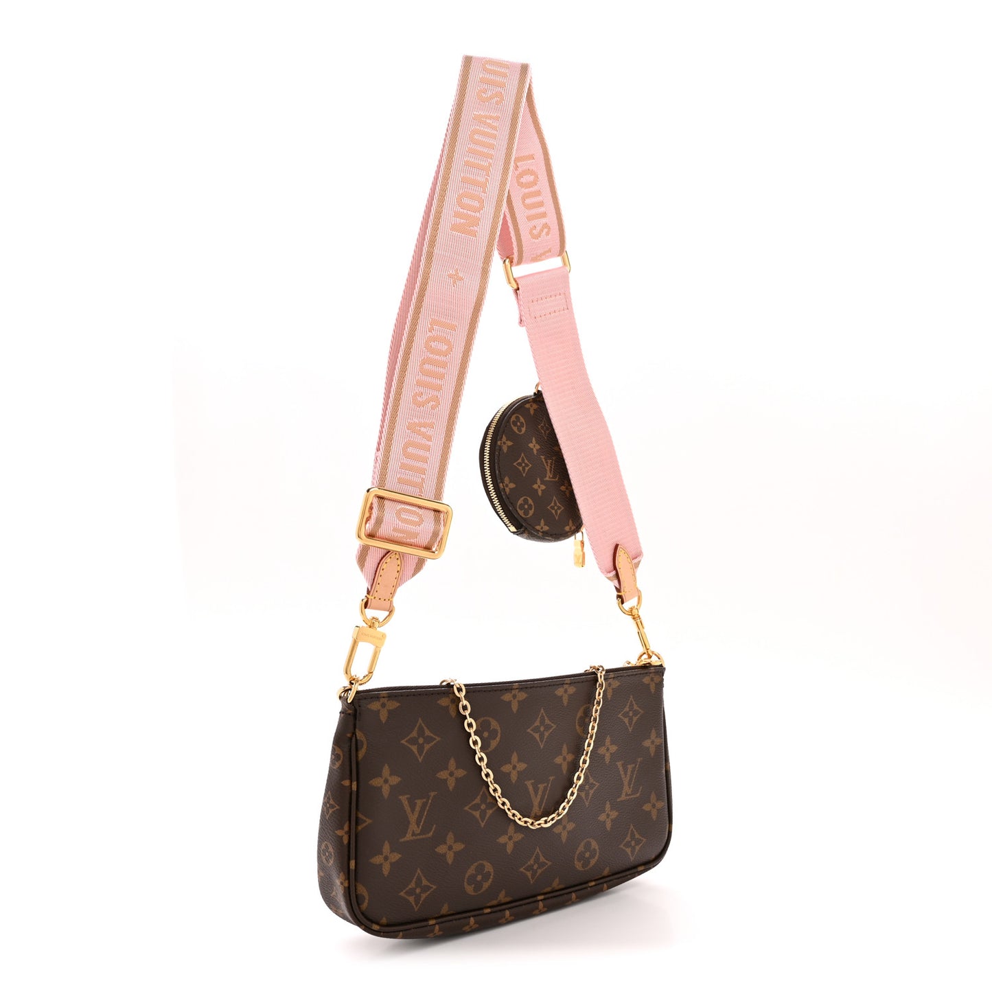 Monogram Multi Pochette Accessories Rose Clair