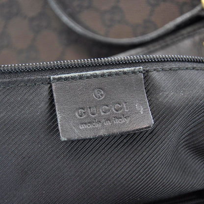 Gucci Nylon Monogram Tote Brown 7 of 8