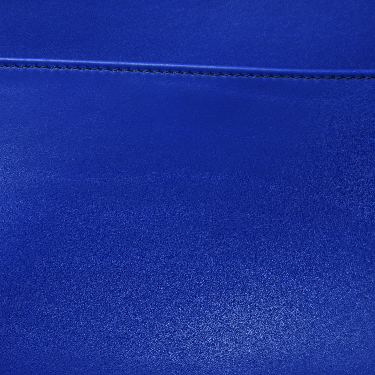 Natural Calfskin Medium Tie Knot Tote Indigo