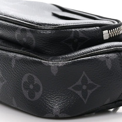 Louis Vuitton Monogram Eclipse Taigarama Outdoor Pouch Black 8 of 9