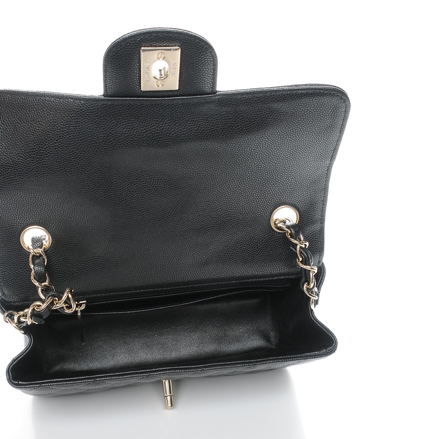 Chanel Caviar Quilted Mini Rectangular Flap Black 5 of 8