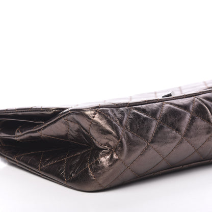 Chanel Metallic Aged Calfskin Quilted 2.55 Reissue 227 Flap Bronze 7 of 12