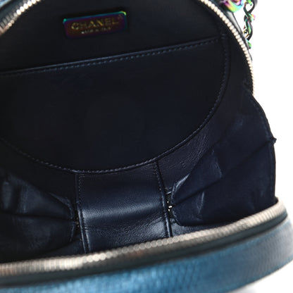 Chanel Lizard Round As Earth Evening Bag Navy 4 of 4
