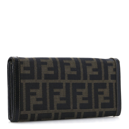 Fendi Zucca Continental Wallet Tobacco 3 of 11