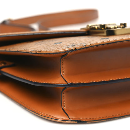 MCM Visetos Patricia Crossbody Bag Cognac 8 of 11