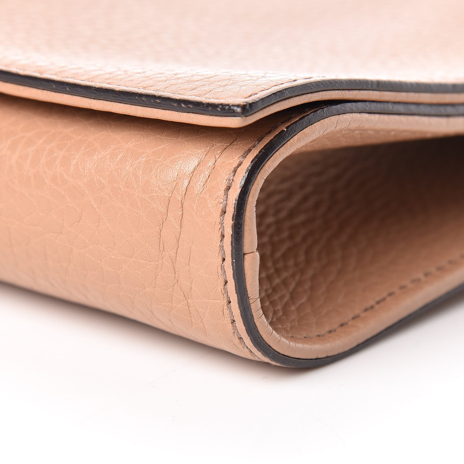 Gucci Pebbled Calfskin Medium Soho Clutch Camelia 10 of 10