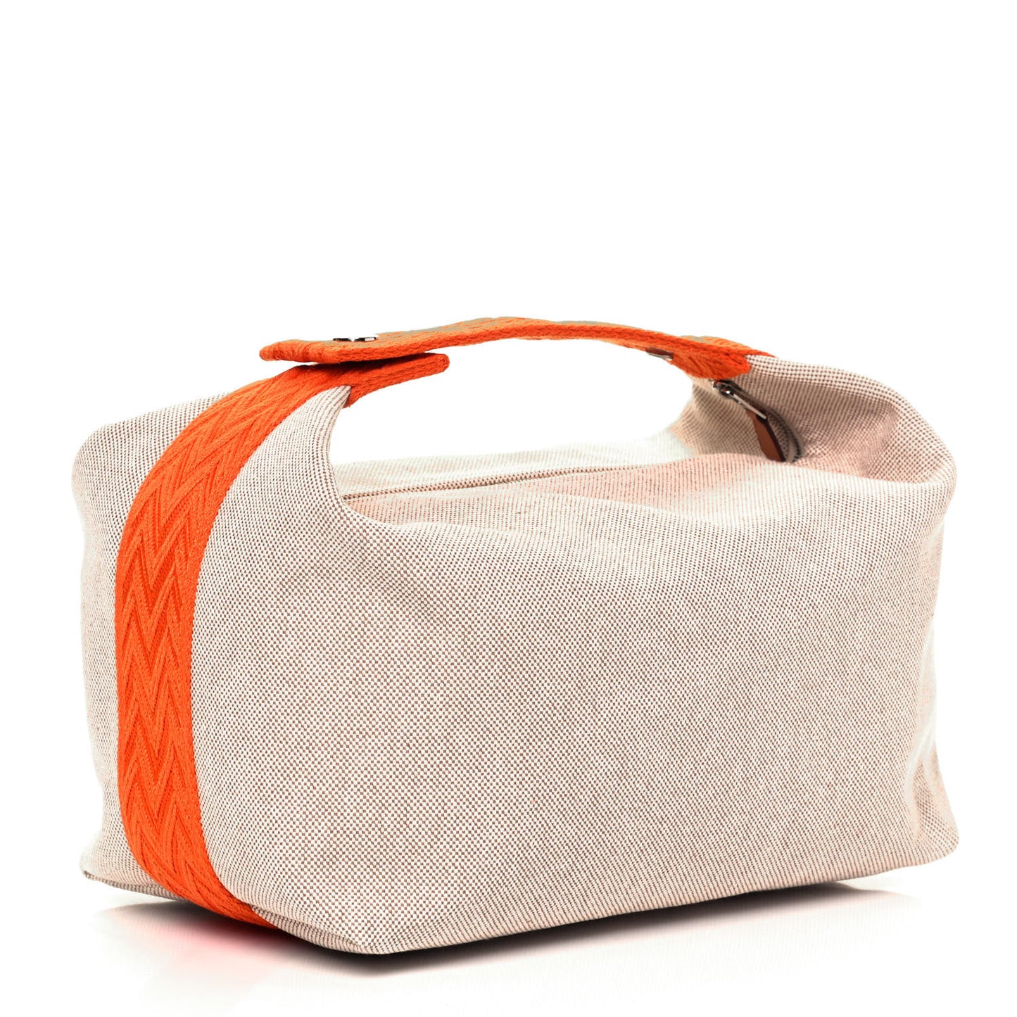 Canvas Large Bride-A-Brac Pouch Natural Orange