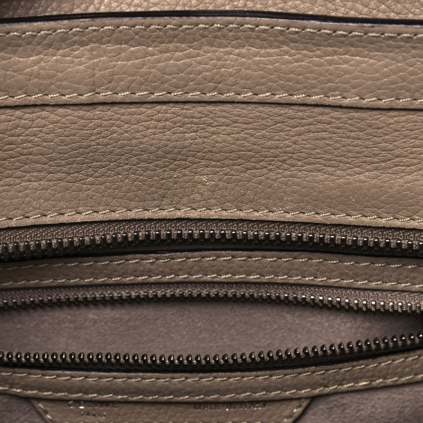 Pebbled Calfskin Micro Luggage Dune