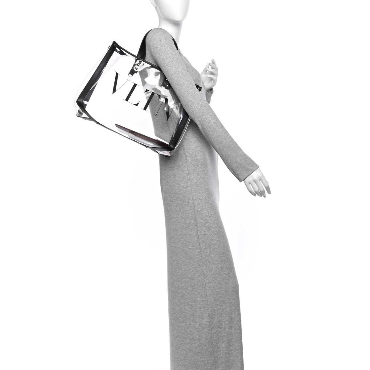 Valentino Garavani Plexy VLTN Small Shopping Bag Transparent 2 of 10