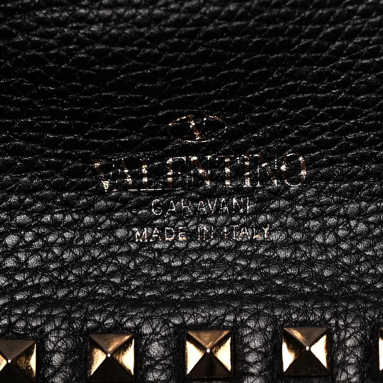 Valentino Garavani Grained Calfskin Medium Rockstud Reversible Tote Black Rose Violet 10 of 16