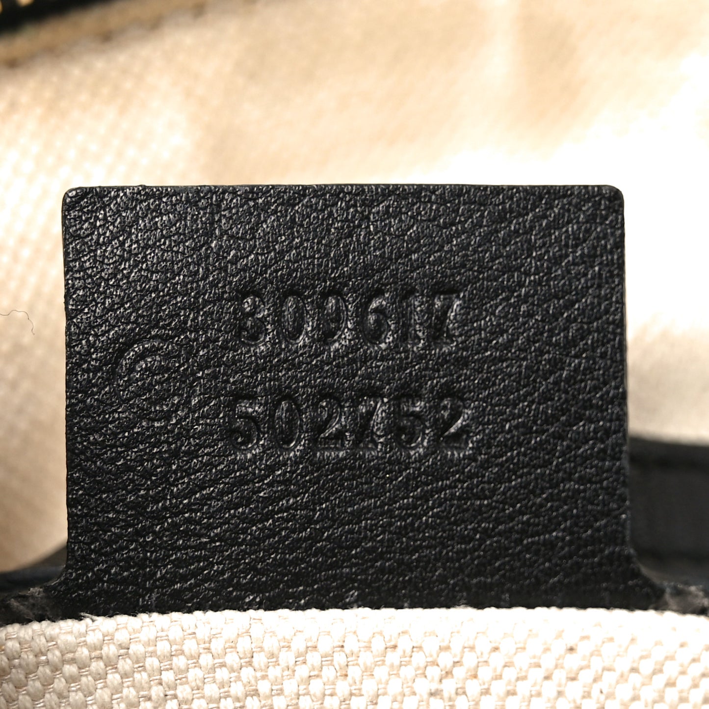 Patent Microguccissima Small Nice Top Handle Dome Bag Black